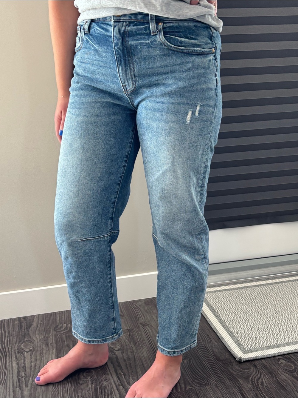KUT from the Kloth Ashley Barrel Jean